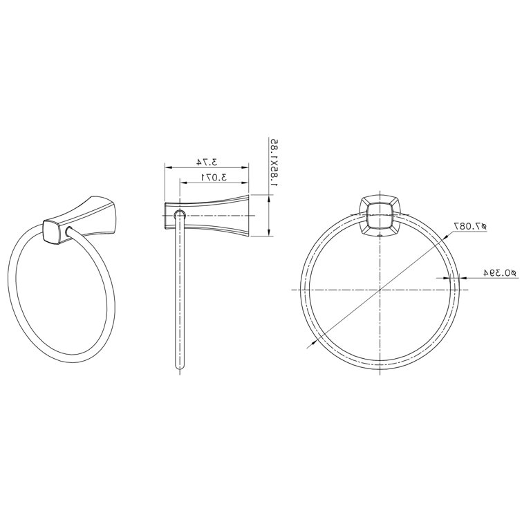 Plumbing N Parts 2 Piece Bathroom Hardware Set Wayfair